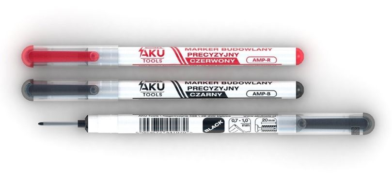 AKU Tools - Markery precyzyjne do wszystkich powierzchni i głębokich otworów