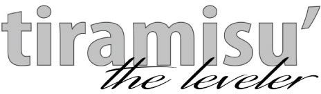 logo firmy będącej producentem włoskiego systemu poziomowania płytek Tiramisu
