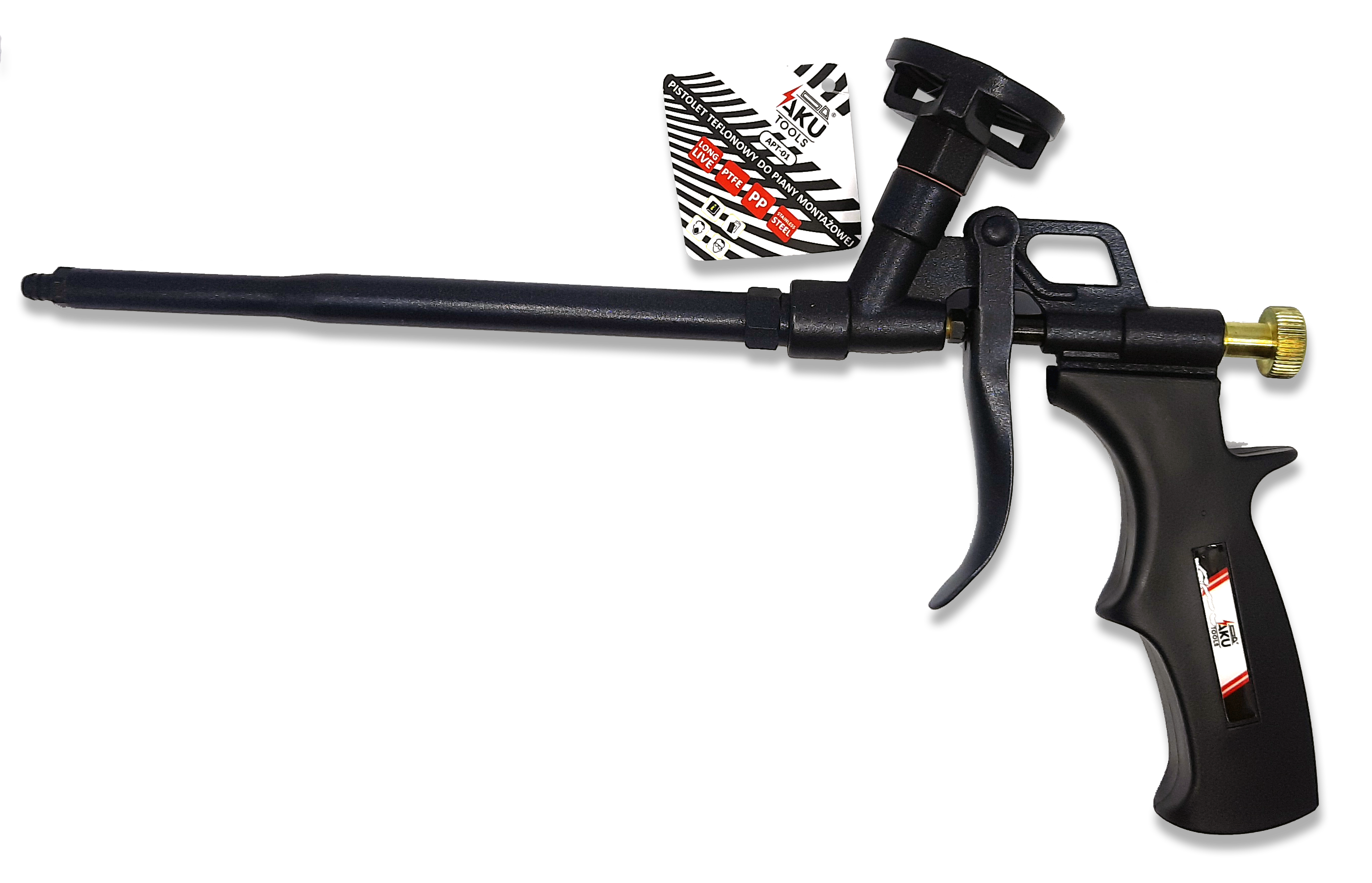Pistolet teflonowy do piany montażowej AKU Tools