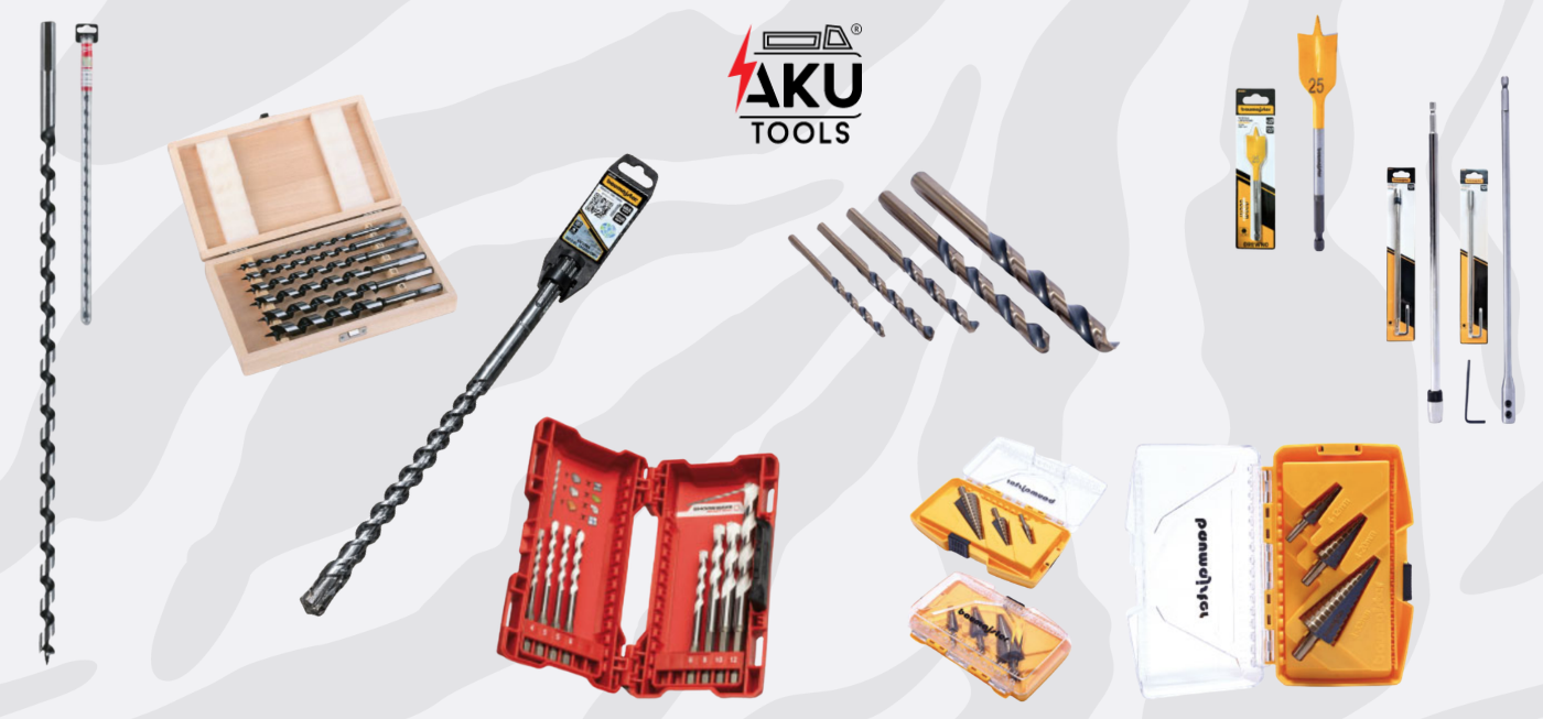 AKU Tools - wiertła do metalu, betonu i drewna Wiertła do metalu, betonu i drewna w AKU Tools