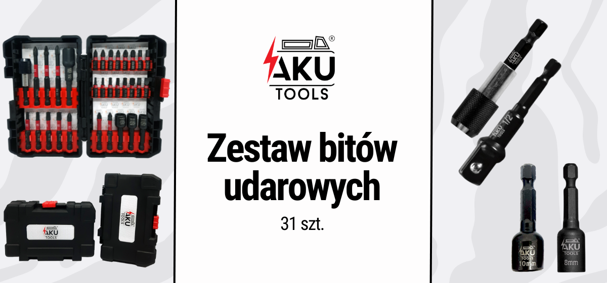 Zestaw bitów udarowych AKU Tools 31 szt.