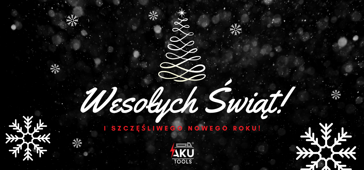 Świąteczne życzenia od Aku Tools